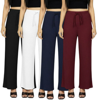 AK SHAMSHAHID GARMENT Relaxed Women Multicolor Trousers