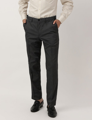 MARKS & SPENCER Slim Fit Men Black Trousers