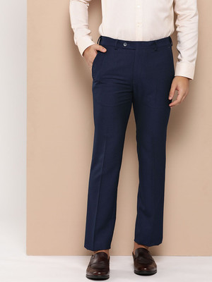INVICTUS Regular Fit Men Blue Trousers