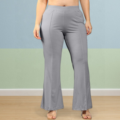 nitafashion Loose Fit Women Grey Trousers