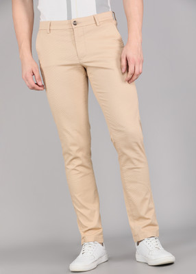 Arrow Sport Slim Fit Men Khaki Trousers