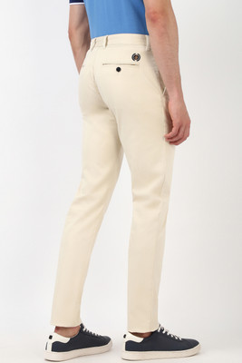 PETER ENGLAND Regular Fit Men Beige Trousers