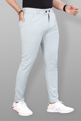 METRONAUT Slim Fit Men Grey Trousers