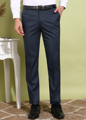 METRONAUT Regular Fit Men Blue Trousers