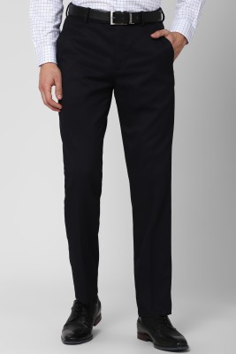 PETER ENGLAND Slim Fit Men Blue Trousers