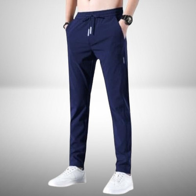 seri choice Solid Men Blue Track Pants