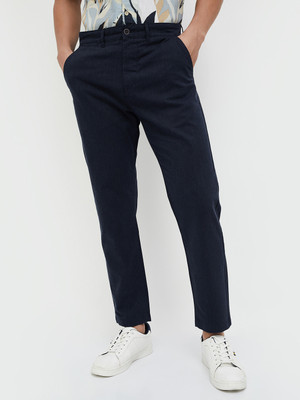 CODE by Lifestyle Regular Fit Men Blue Trousers