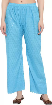 GLADLY Regular Fit Women Light Blue Trousers
