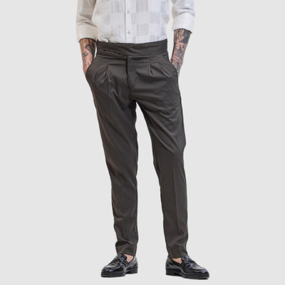 Snitch Slim Fit Men Brown Trousers