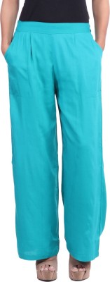 Jaipur Kurti Regular Fit Women Blue Trousers