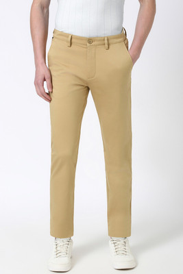 PETER ENGLAND Skinny Fit Men Khaki Trousers
