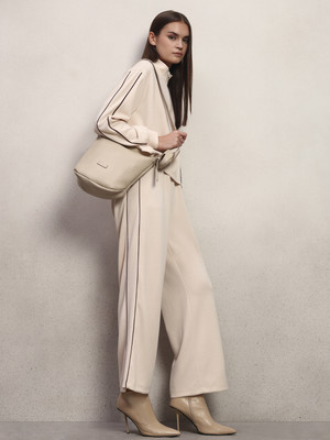VERO MODA Relaxed Women Cream Trousers