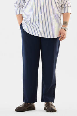 Snitch Regular Fit Men Dark Blue Trousers