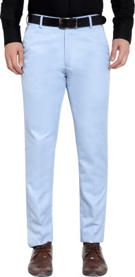 THE PS Regular Fit Men Light Blue Trousers