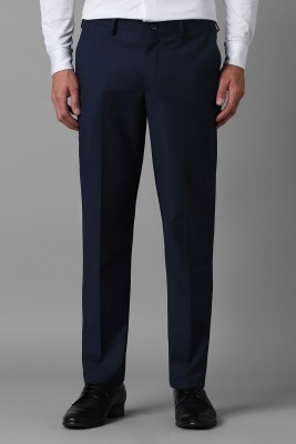 LOUIS PHILIPPE Slim Fit Men Grey Trousers