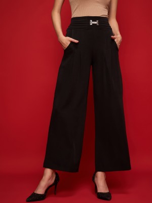 URBANGRACE BY KASSUALLY Flared Women Black Trousers