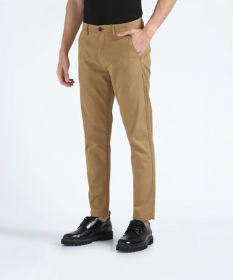 FLYING MACHINE Regular Fit Men Brown Trousers