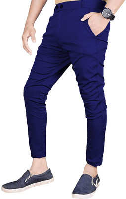 Style sync Skinny Fit Men Blue Trousers