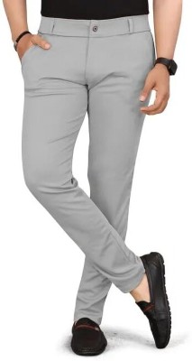 zvany Regular Fit, Comfort Fit Men Grey Trousers