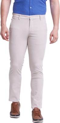 PARX Regular Fit Men Beige Trousers