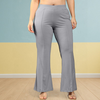 Anitafashion Loose Fit Women Grey Trousers