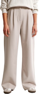 FNOCKS Straight Fit Women White Trousers