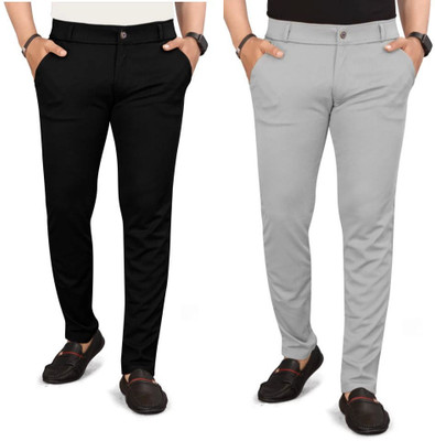 KENDORE Regular Fit Men Multicolor Trousers