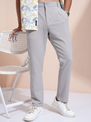 HIGHLANDER Regular Fit Men Grey Trousers