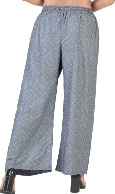 4K FASHION Relaxed Women Grey Trousers