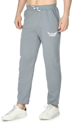 Absorbing Regular Fit Men Grey Trousers