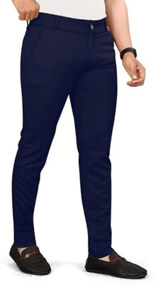 Tip Top Regular Fit Men Black Trousers