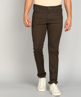 WROGN Regular Fit Men Grey Trousers