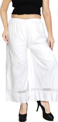 Sdr Fashion Regular Fit Women White Trousers