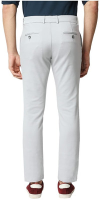 BASICS Tapered Men Grey Trousers