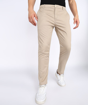 FLYING MACHINE Tapered Men Brown Trousers