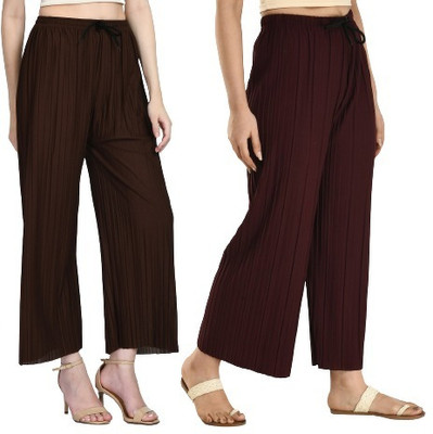 GLOWIC Regular Fit Women Multicolor Trousers