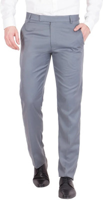 Kurus Regular Fit Men Khaki Trousers
