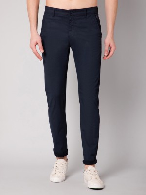 CANTABIL Regular Fit Men Blue Trousers