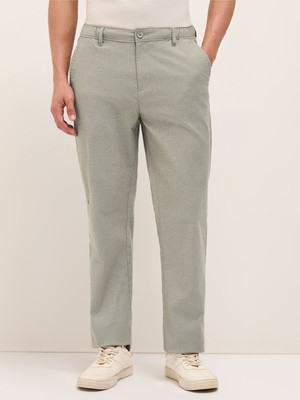 THE BEAR HOUSE Straight Fit Men Brown Trousers