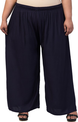 Vizcon Loose Fit Women Blue Trousers