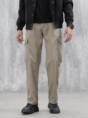 WROGN Loose Fit Men Green Trousers