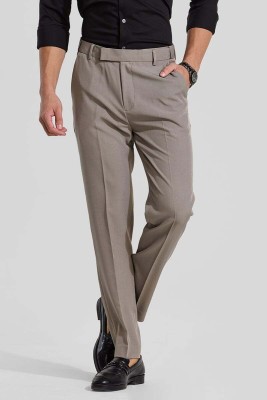 Snitch Slim Fit Men Brown Trousers