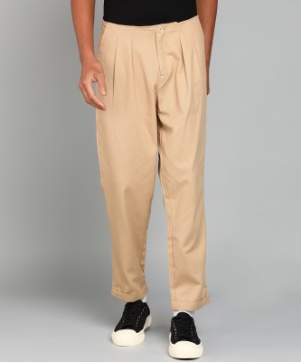 Trendyol Relaxed Men Beige Trousers