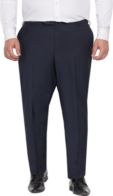 JOHN PRIDE Regular Fit Men Blue Trousers