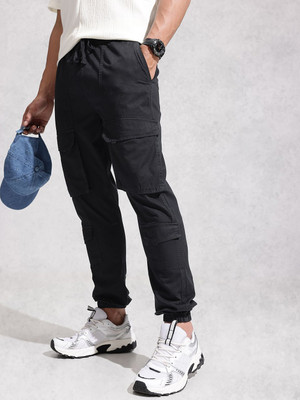 WROGN Relaxed Men Black Trousers