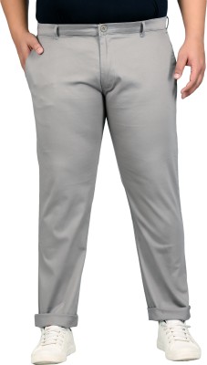 STUDIO NEXX Regular Fit Men Grey Trousers