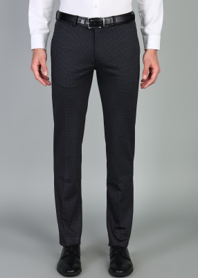 PETER ENGLAND Slim Fit Men Black Trousers