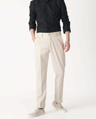 RARE RABBIT Slim Fit Men Beige Trousers