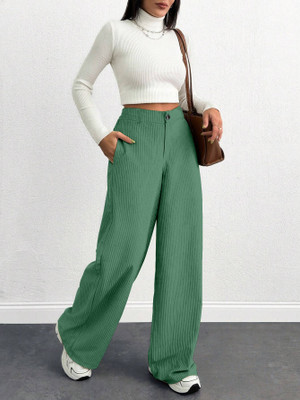Rajovati Loose Fit Women Blue Trousers