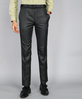 Raymond Slim Fit Men Grey Trousers